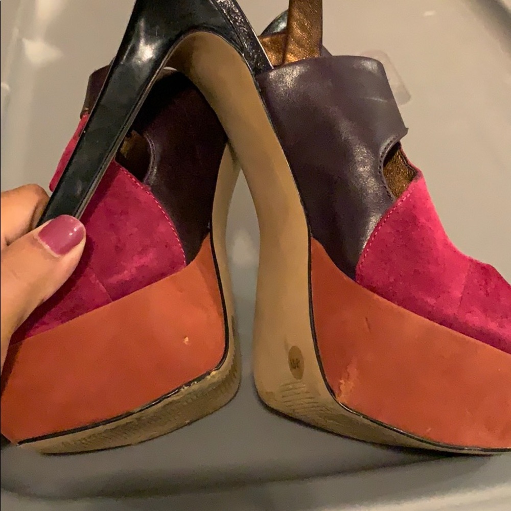 Jessica Simpson Colorblock heels - Picture 8 of 12